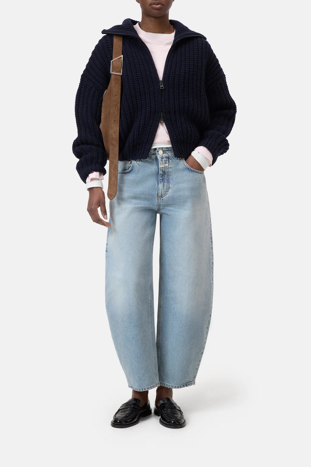 CLOSED JAZZIE BARREL FIT LIGHT BLUE