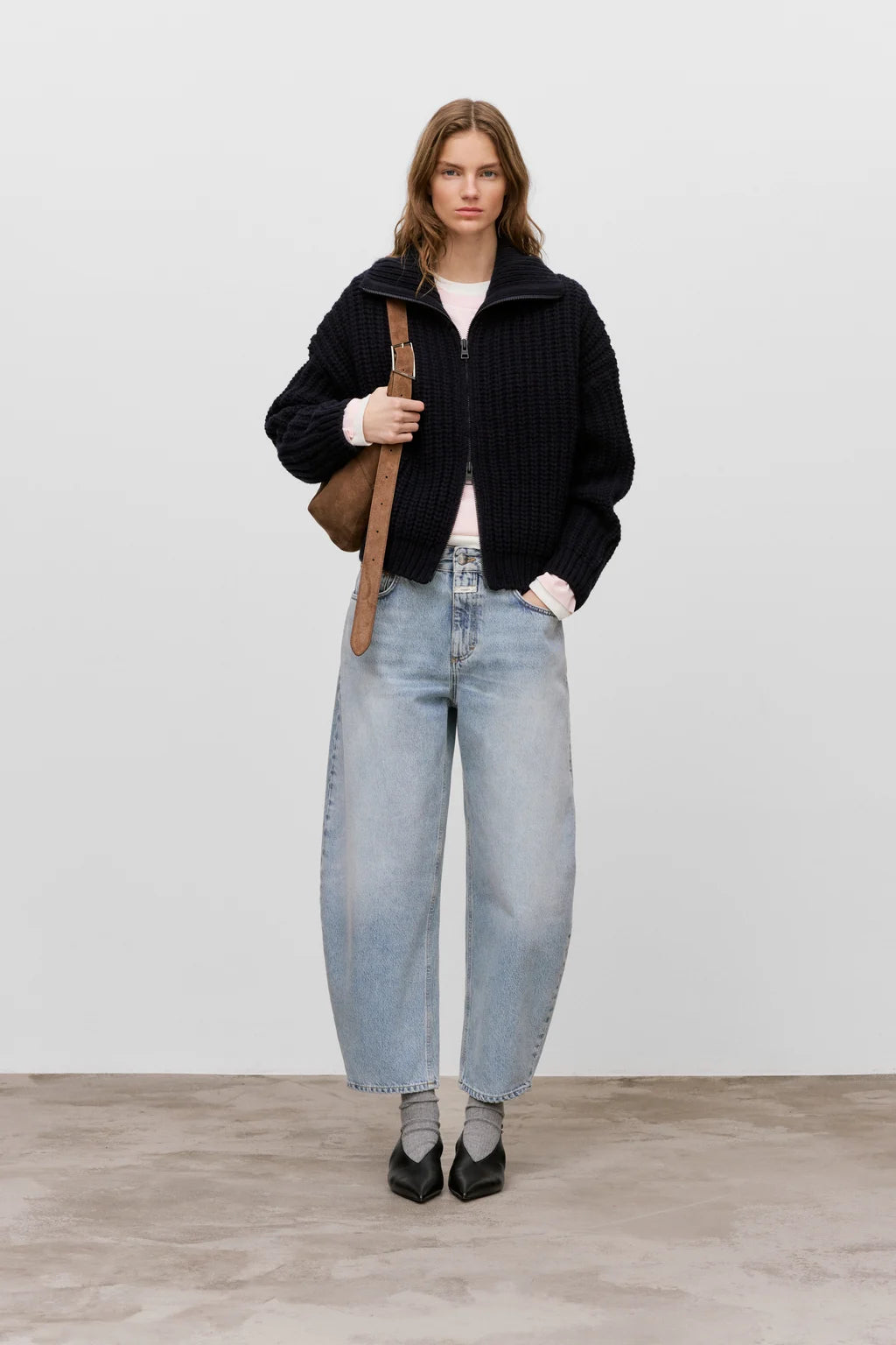 CLOSED JAZZIE BARREL FIT LIGHT BLUE