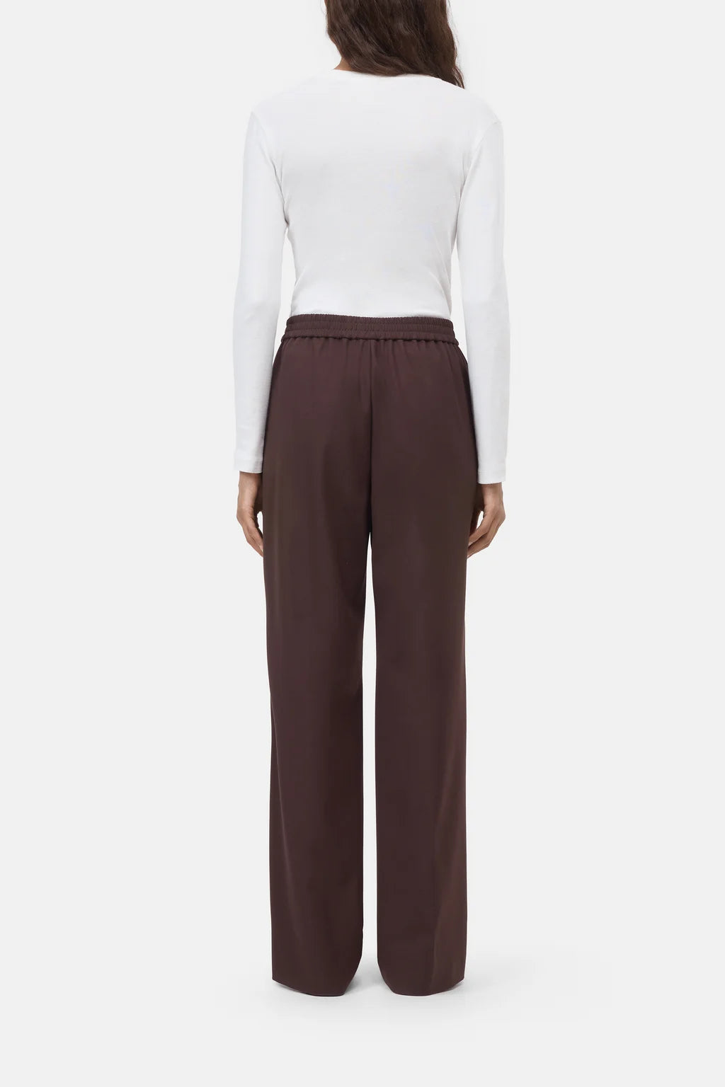 CLOSED WINONA TROUSERS MAHAGONY BROWN