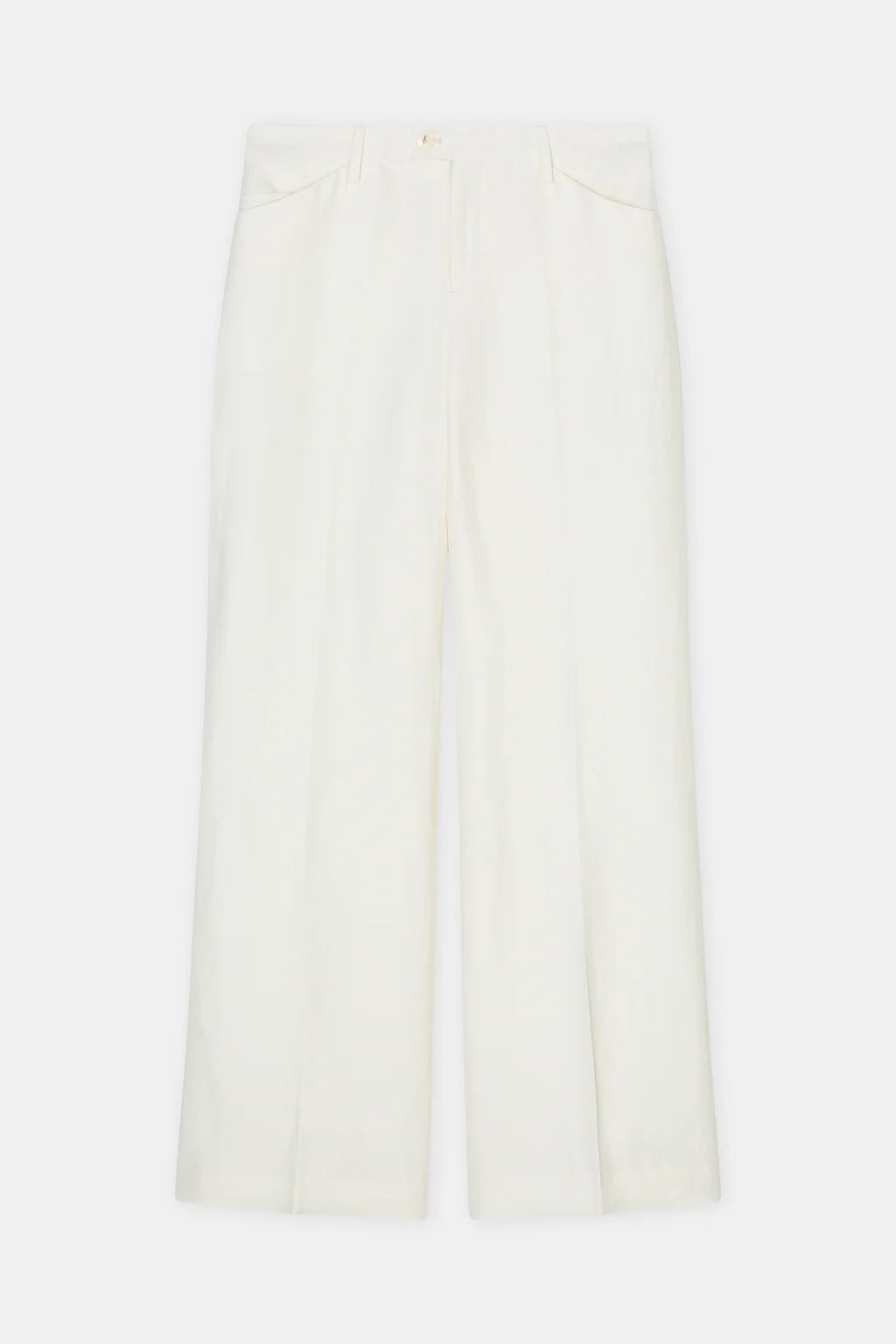 CLOSED FLARED PANTS FLYE IVORY - S. LABELS