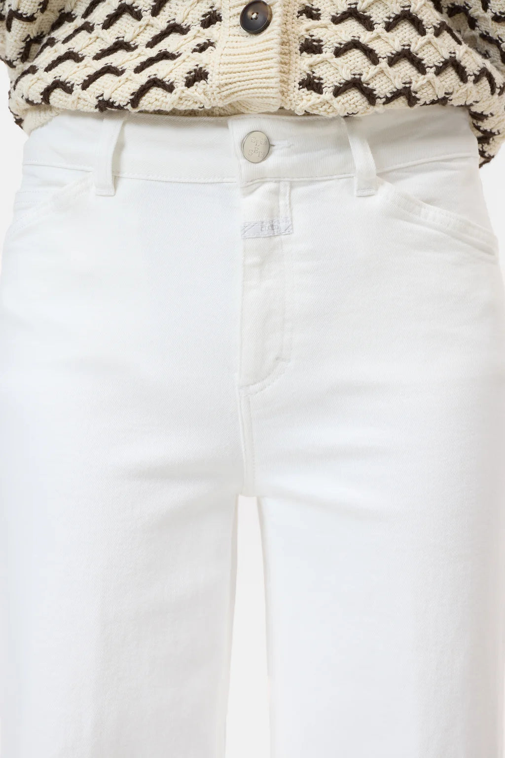 CLOSED WERA WIDE CROPPED JEANS WHITE - S. LABELS