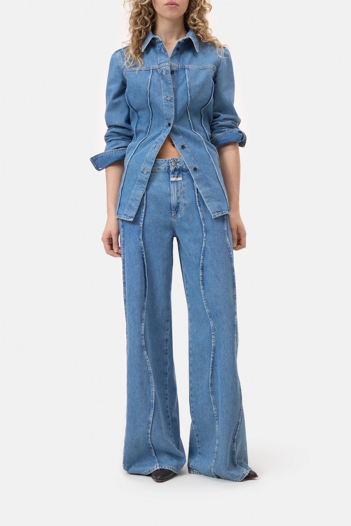 CLOSED TALI-X WIDE FIT MID BLUE