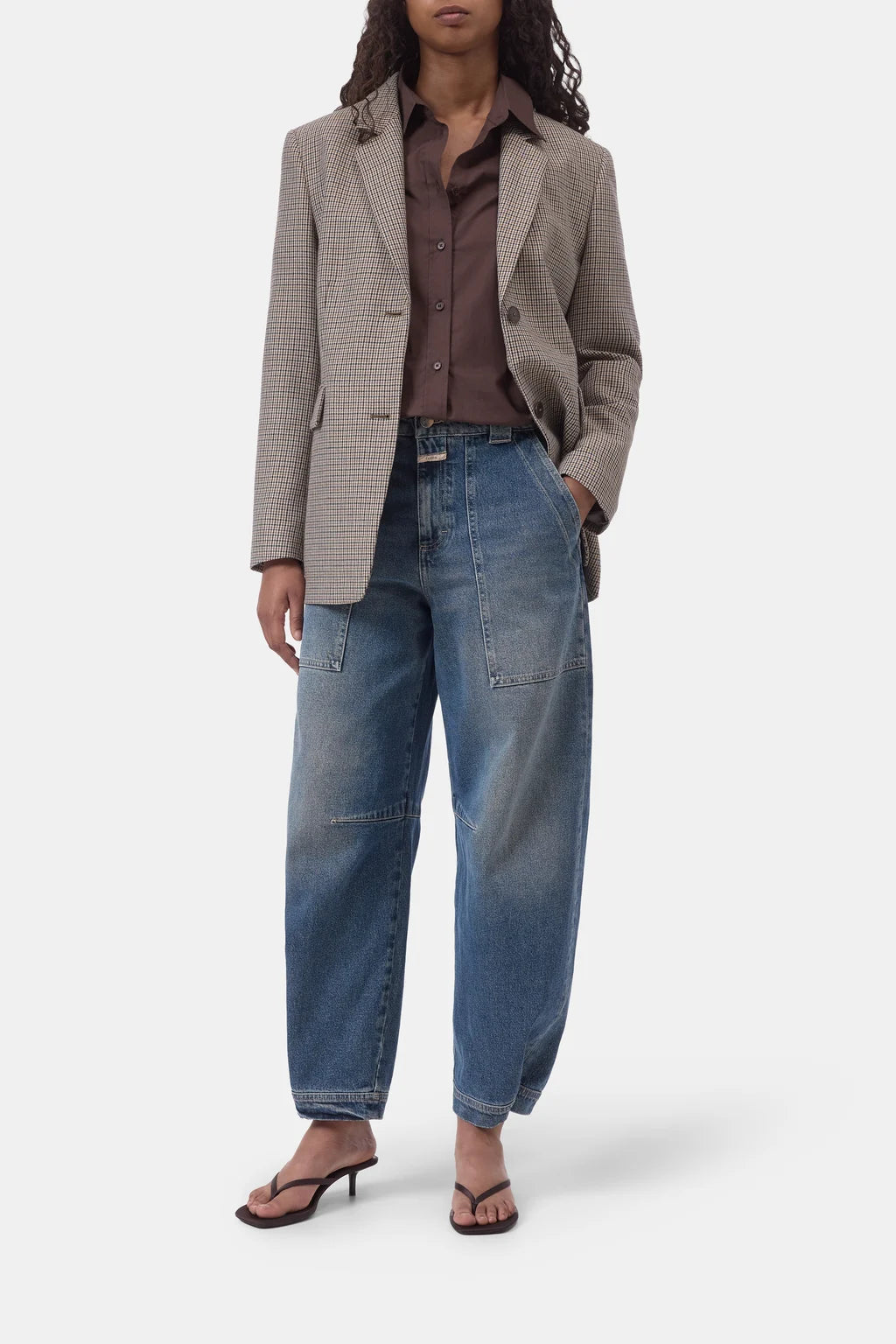 CLOSED RHANNON BARREL FIT PLEATED VINTAGE WASH - S. LABELS