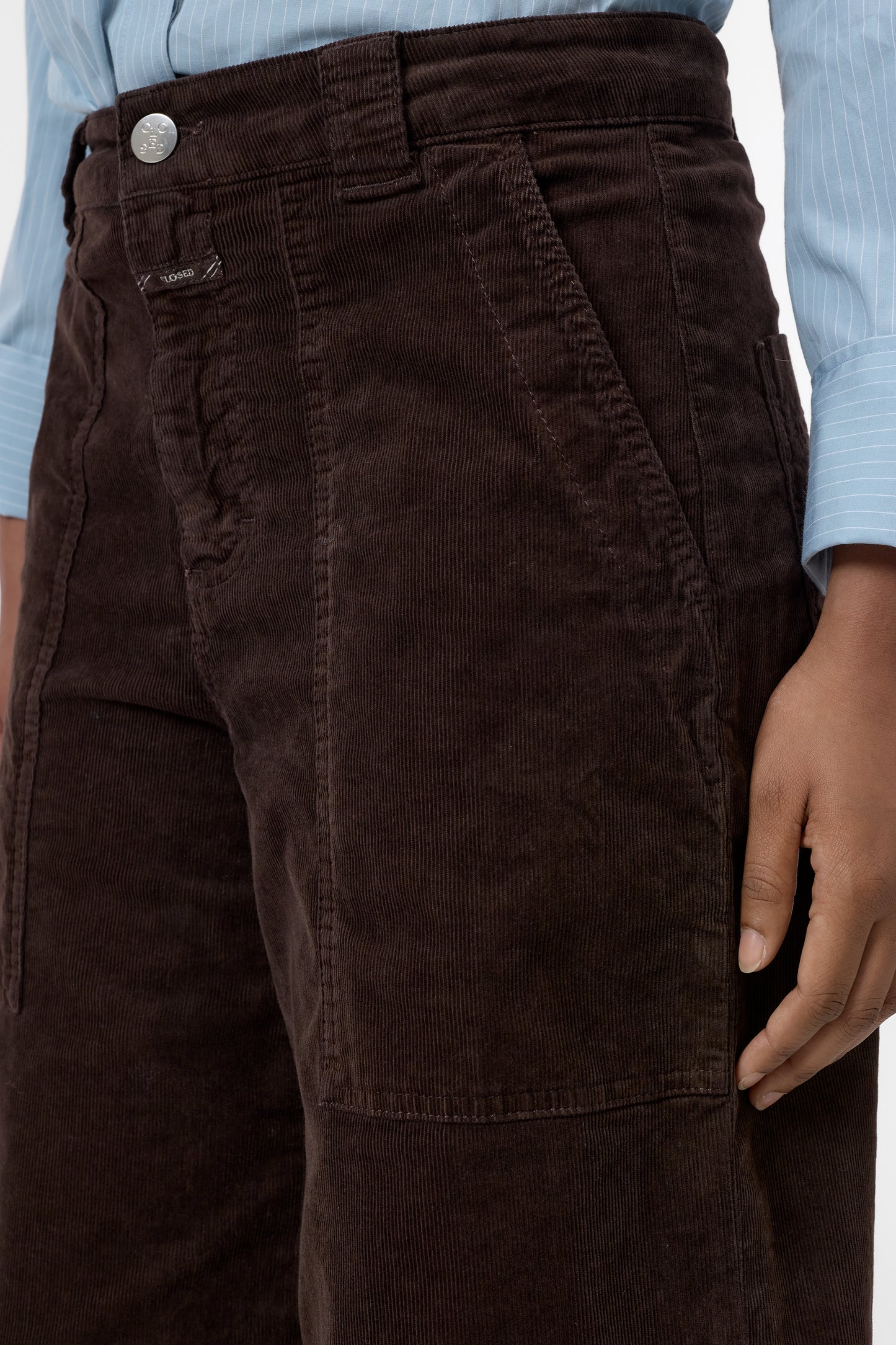 CLOSED RHANNON CORDUROY MAHAGONY BROWN - S. LABELS