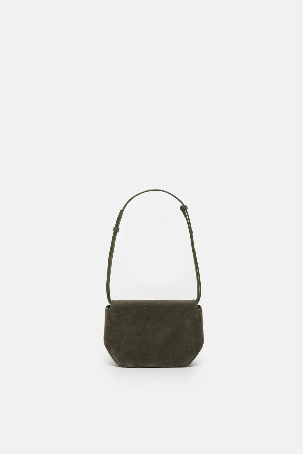 CLOSED BAG ONE SMALL SUEDE GREEN