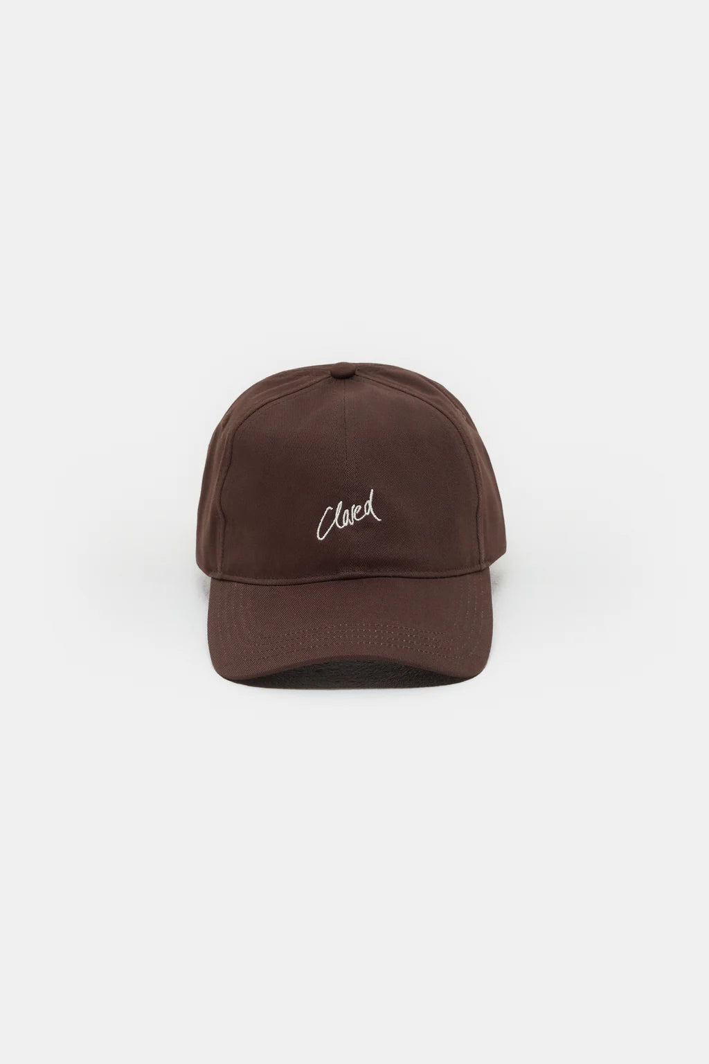 CLOSED LOGO CAP MAHAGONY BROWN