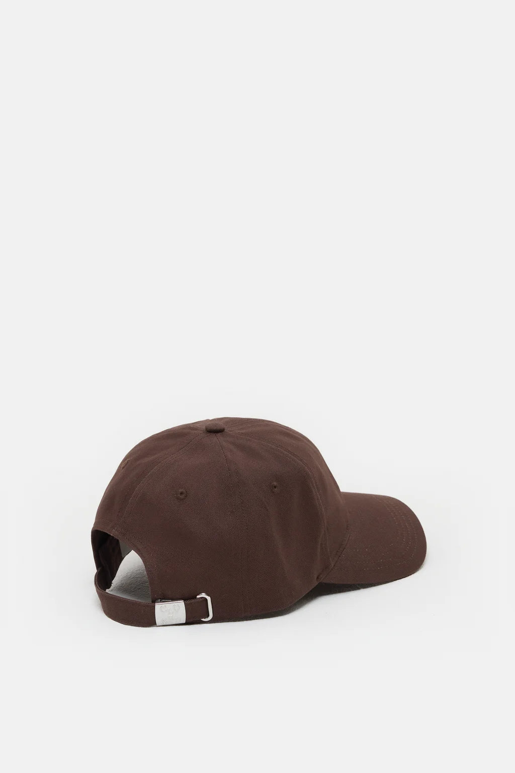 CLOSED LOGO CAP MAHAGONY BROWN