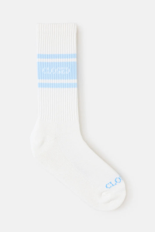 CLOSED LOGO SOCKS NORDIC BLUE
