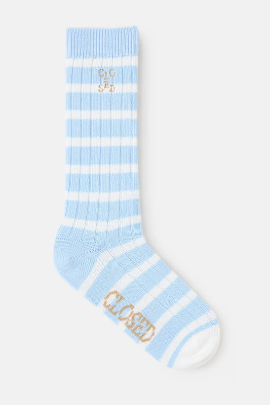 CLOSED STRIPED SOCKS NORDIC BLUE