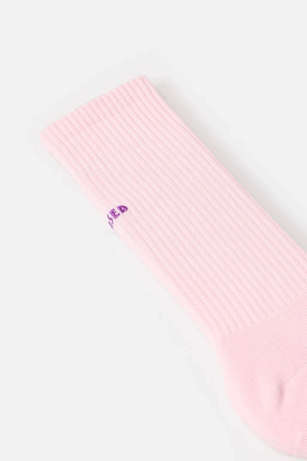 CLOSED LOGO SOKKEN BLUSH PINK - S. LABELS