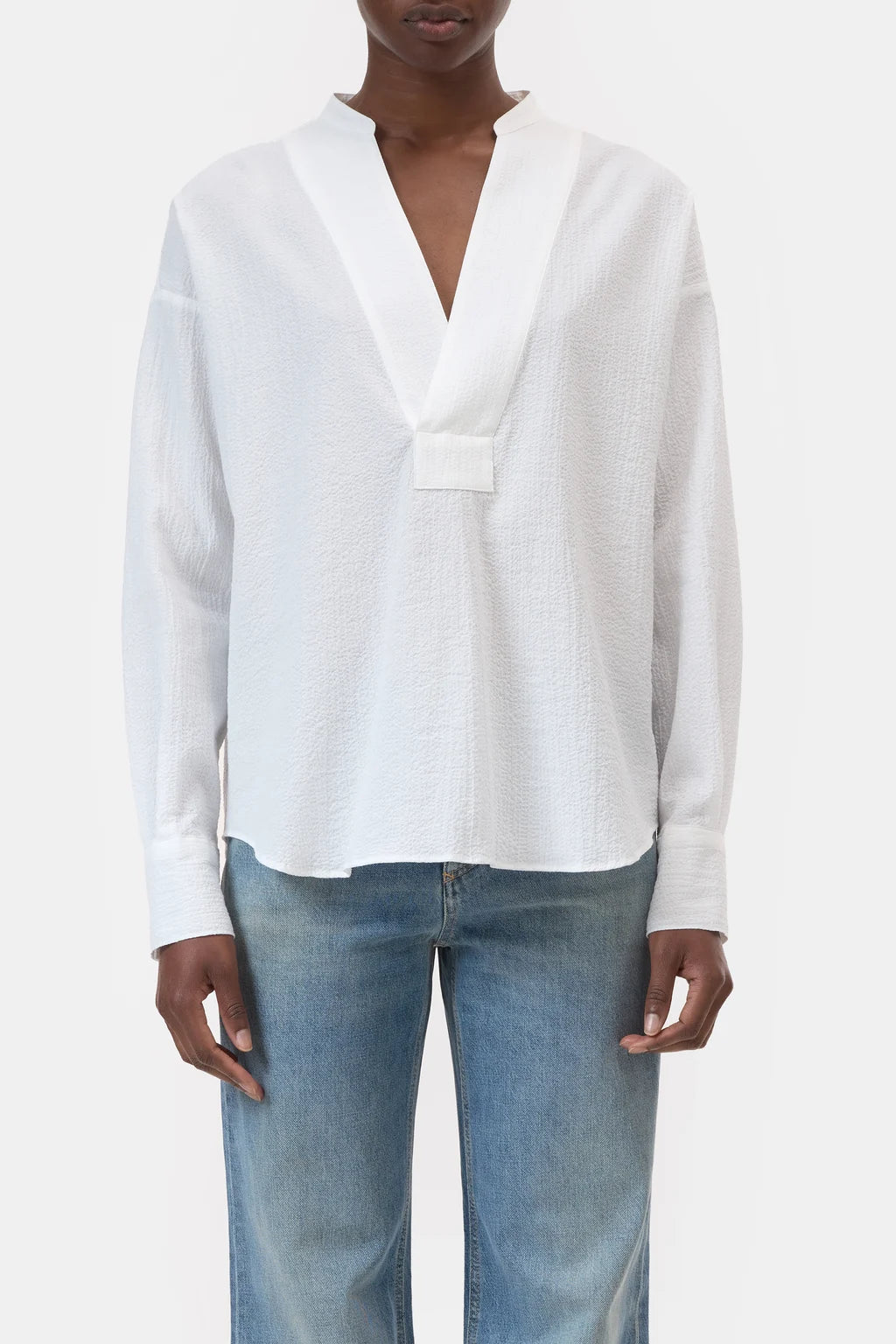 CLOSED TUNIEK BLOUSE KATOEN WIT - S. LABELS