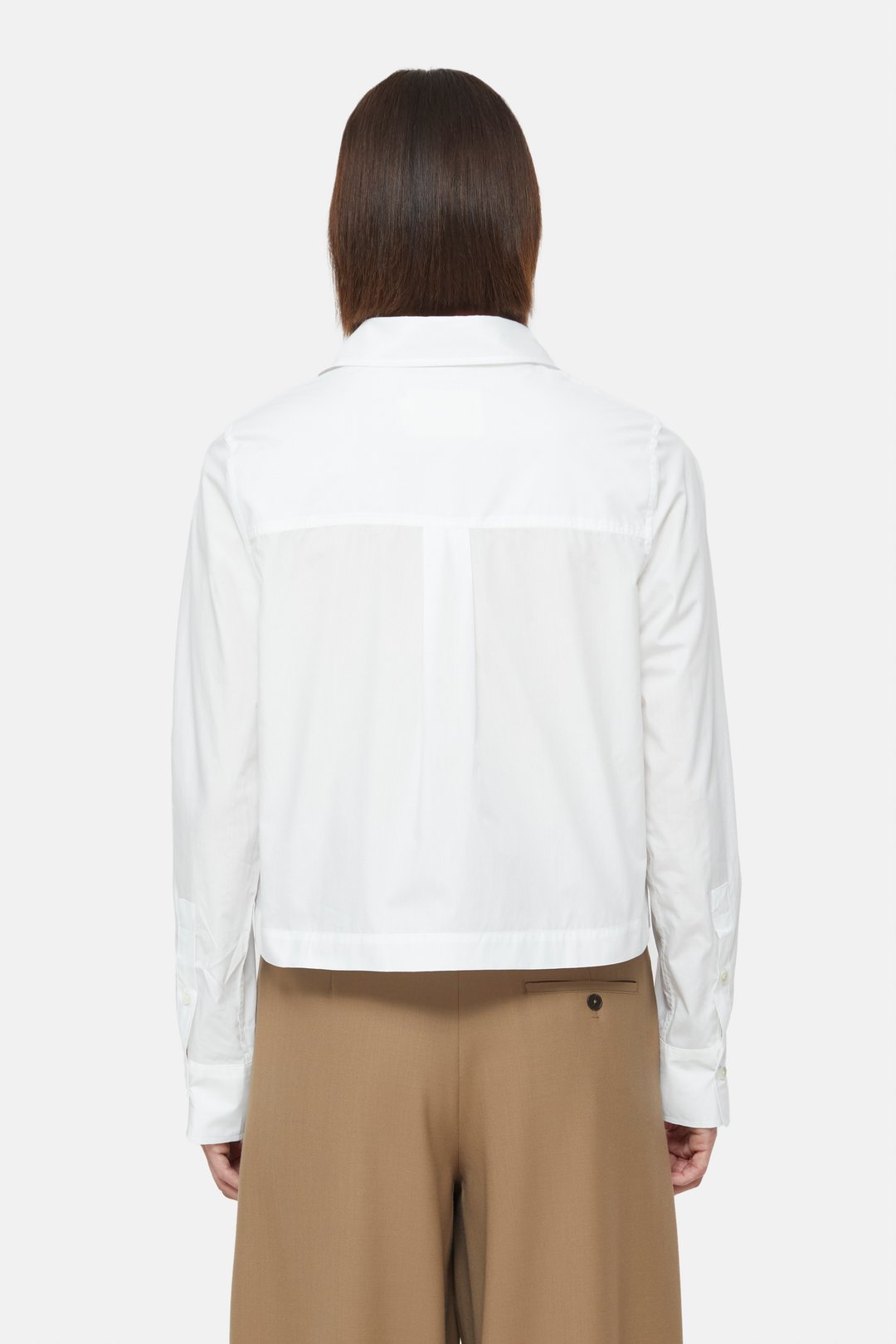 CLOSED CROPPED BLOUSE WHITE