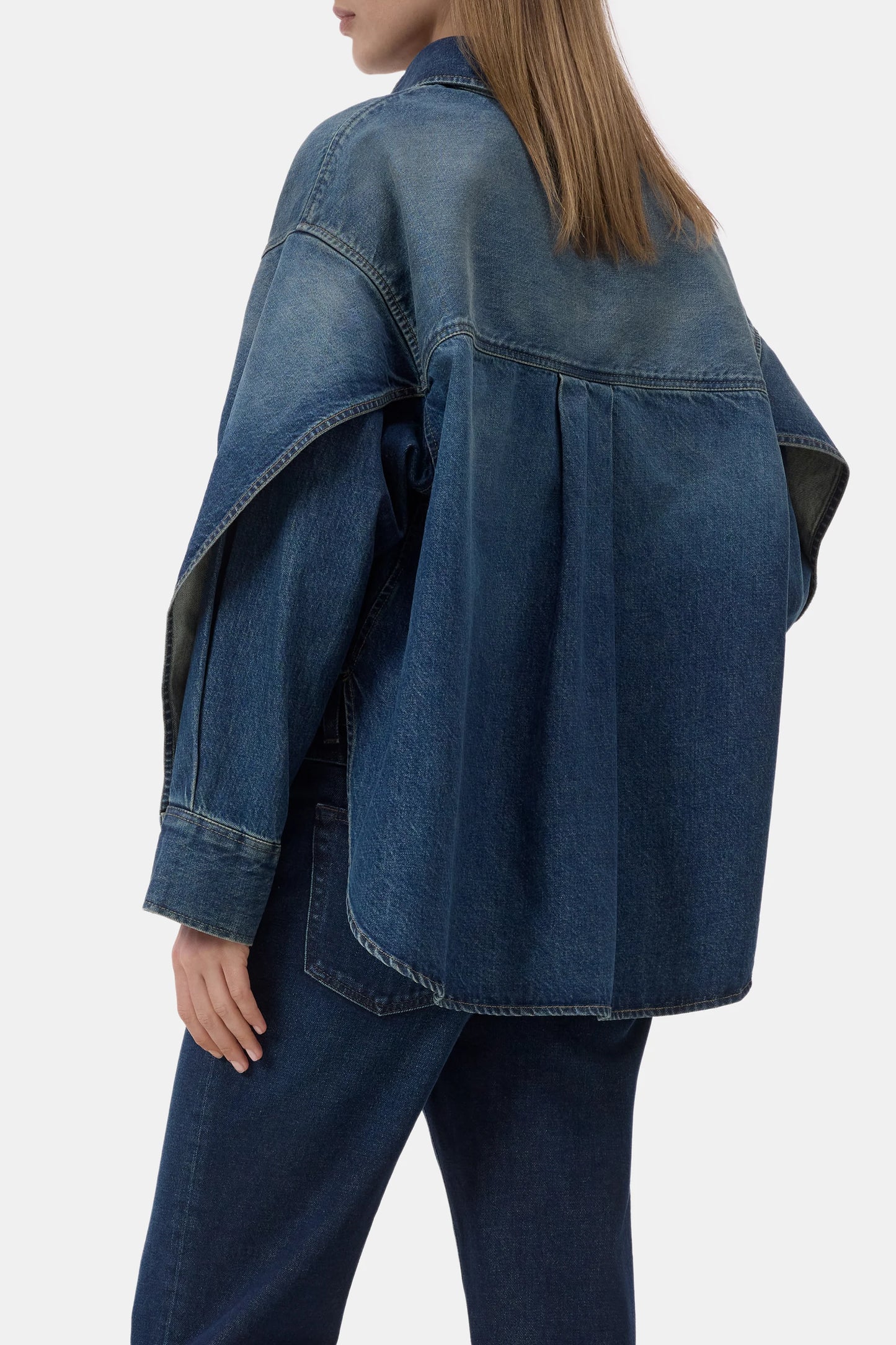 CLOSED DENIM BLOUSE DARK BLUE