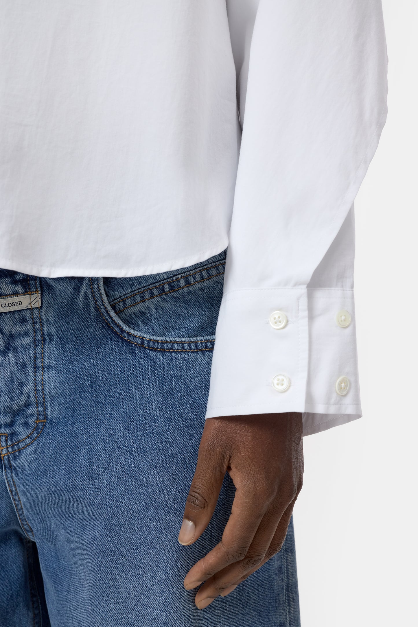 CLOSED OVERSIZED COTTON SHIRT WHITE
