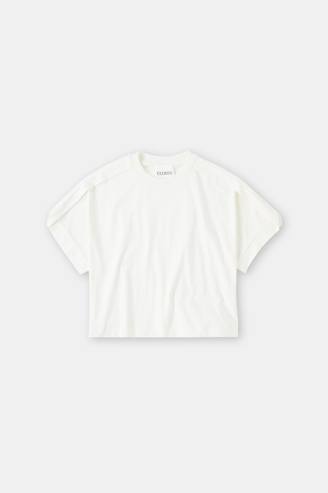 CLOSED CROPPED T-SHIRT IVORY