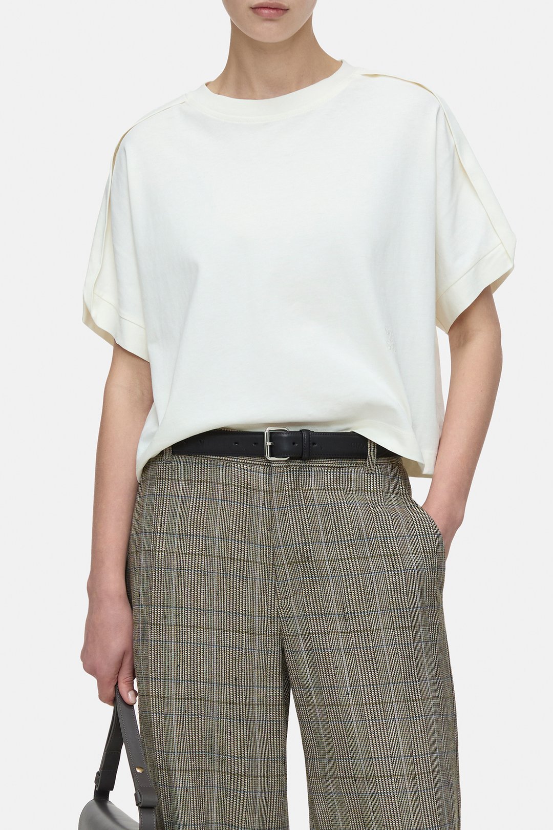 CLOSED CROPPED T-SHIRT IVORY