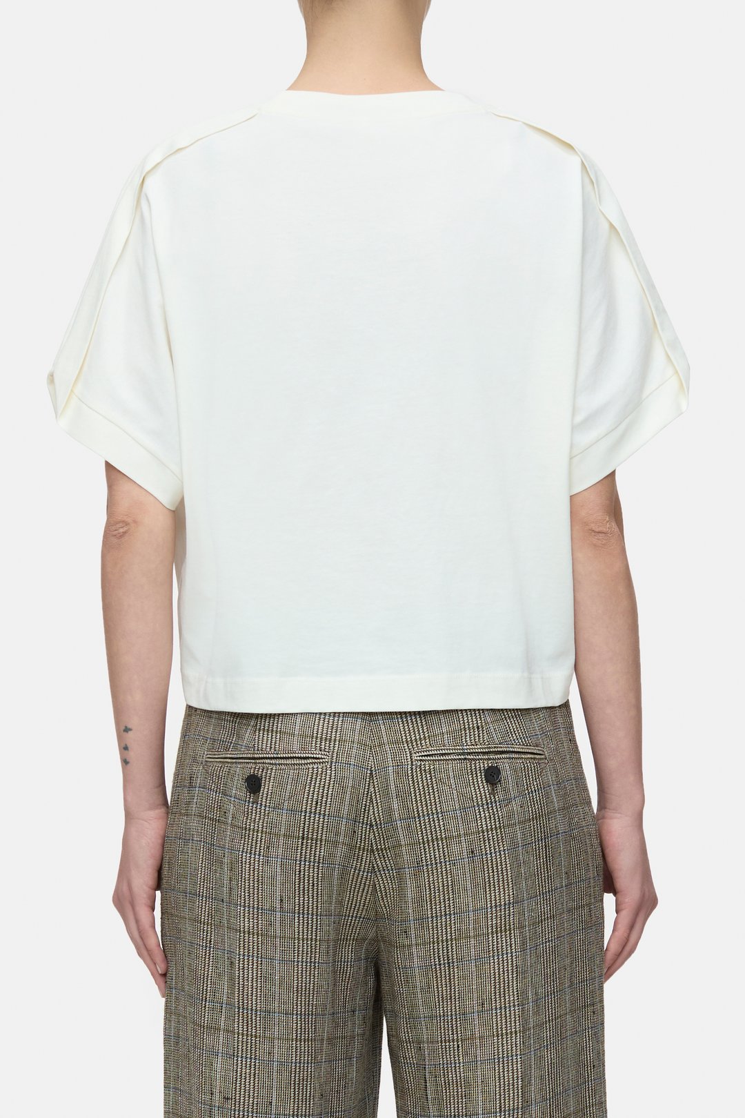 CLOSED CROPPED T-SHIRT IVORY