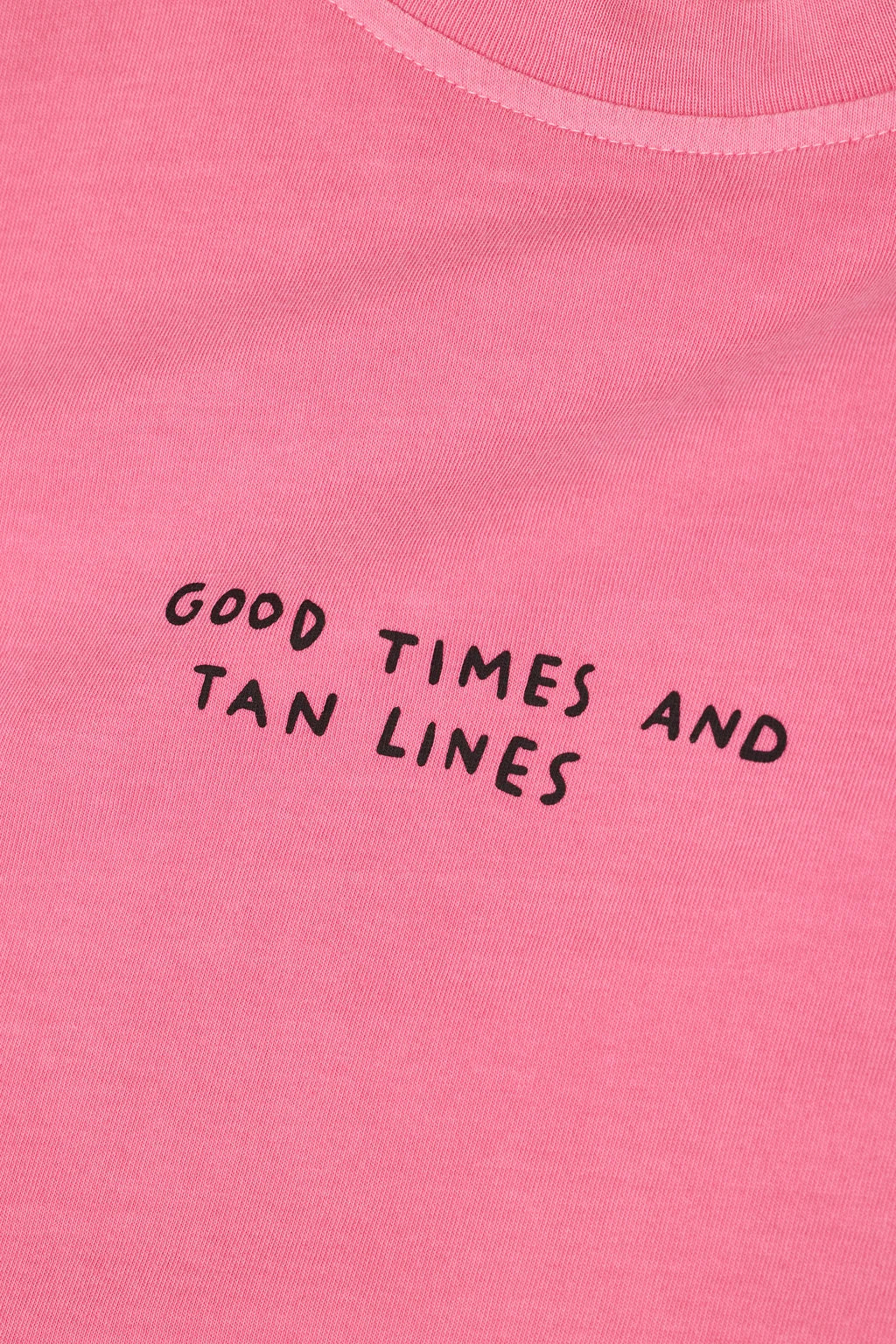 CLOSED BOXY TEE MET TEKST ROZE - S. LABELS