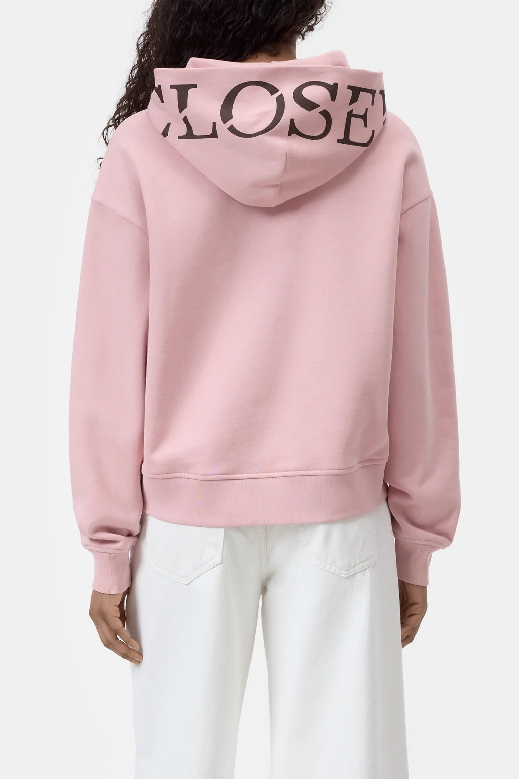 CLOSED LOGO HOODIE POWDER PINK