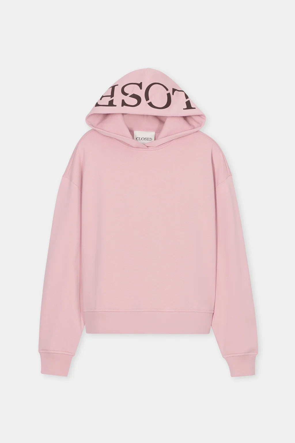 CLOSED LOGO HOODIE POWDER PINK
