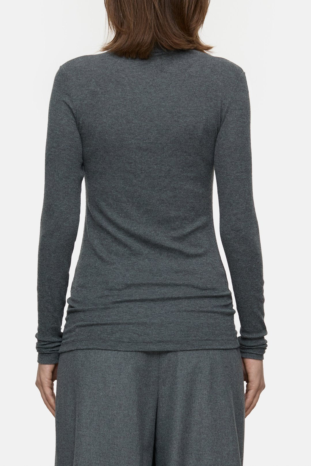 CLOSED WOOL BLEND TURTLENECK GREY