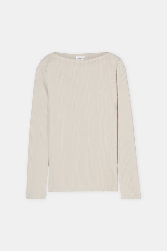 CLOSED LONG SLEEVE SHIRT BEIGE