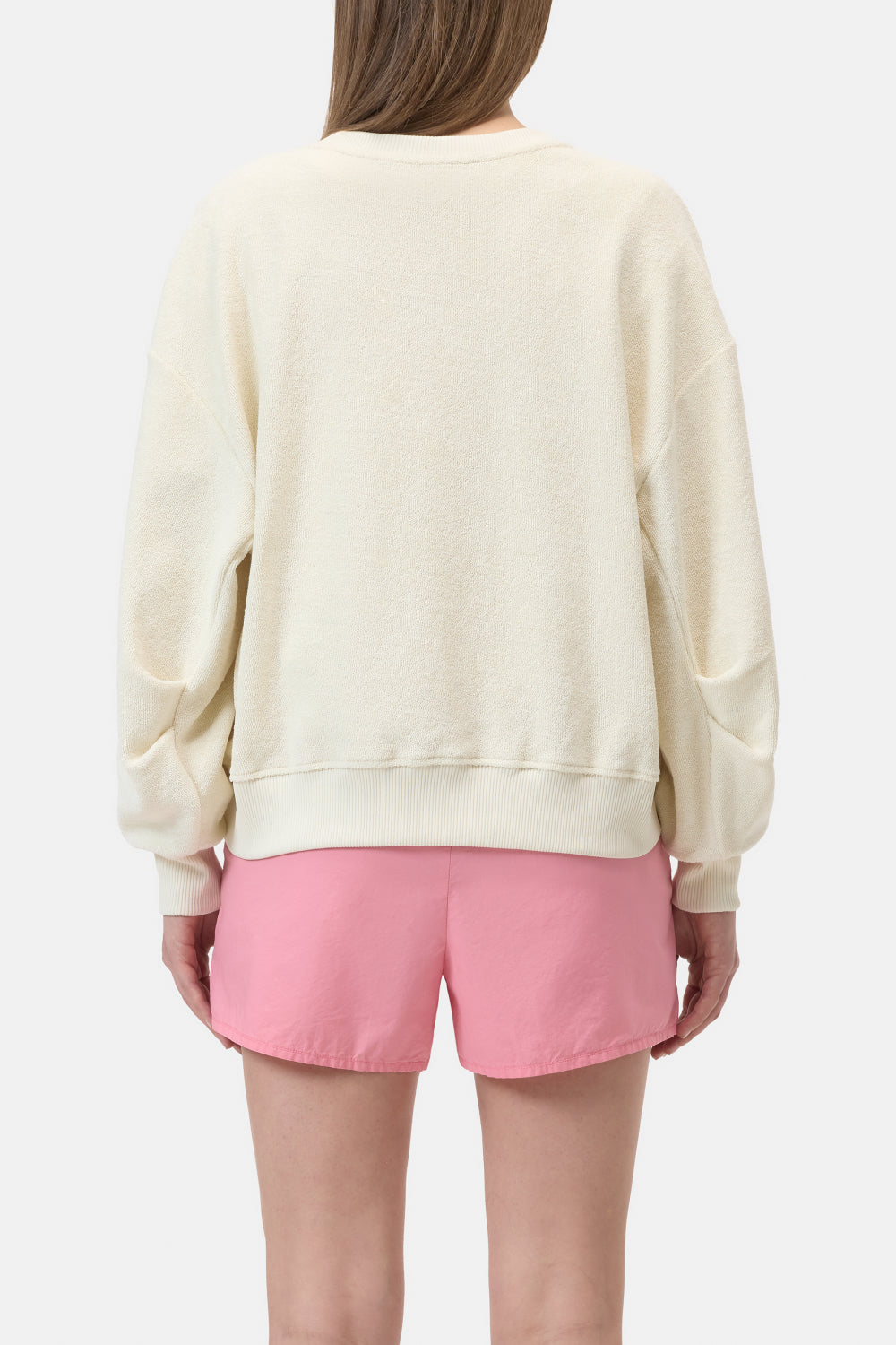 CLOSED FRENCH TERRY SWEATER CREAM - S. LABELS