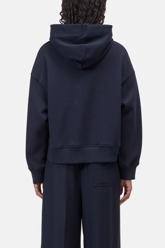 CLOSED BOW TIE HOODIE DARK NIGHT