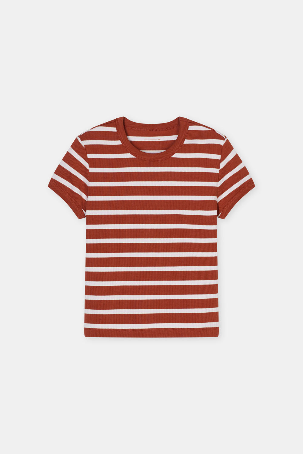 CLOSED RIB STRIPED TEE - S. LABELS