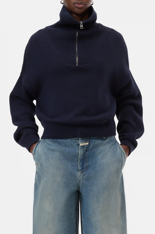 CLOSED TROYER TRUI DONKERBLAUW