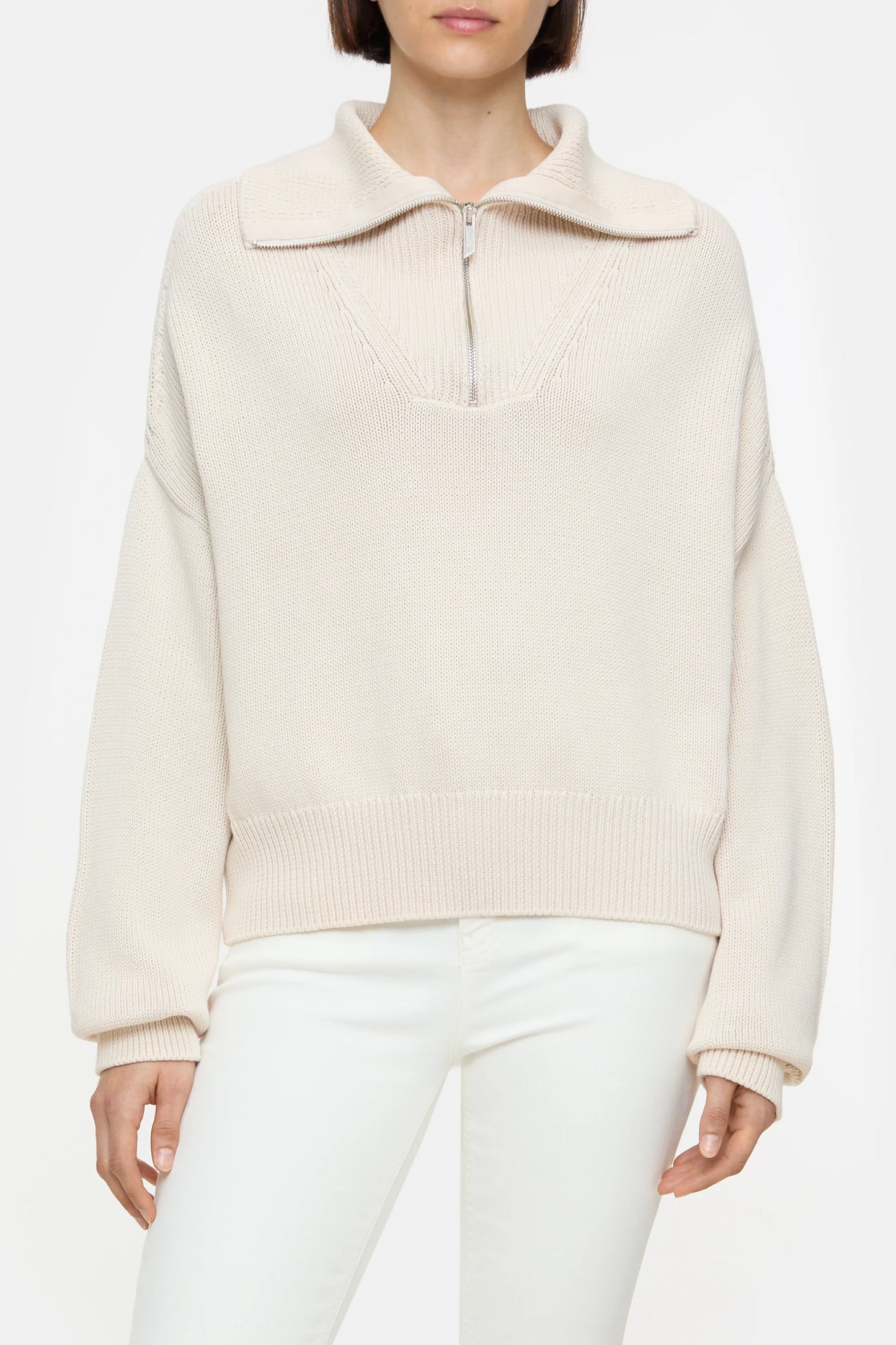 CLOSED TROYER CROPPED KNIT BEIGE