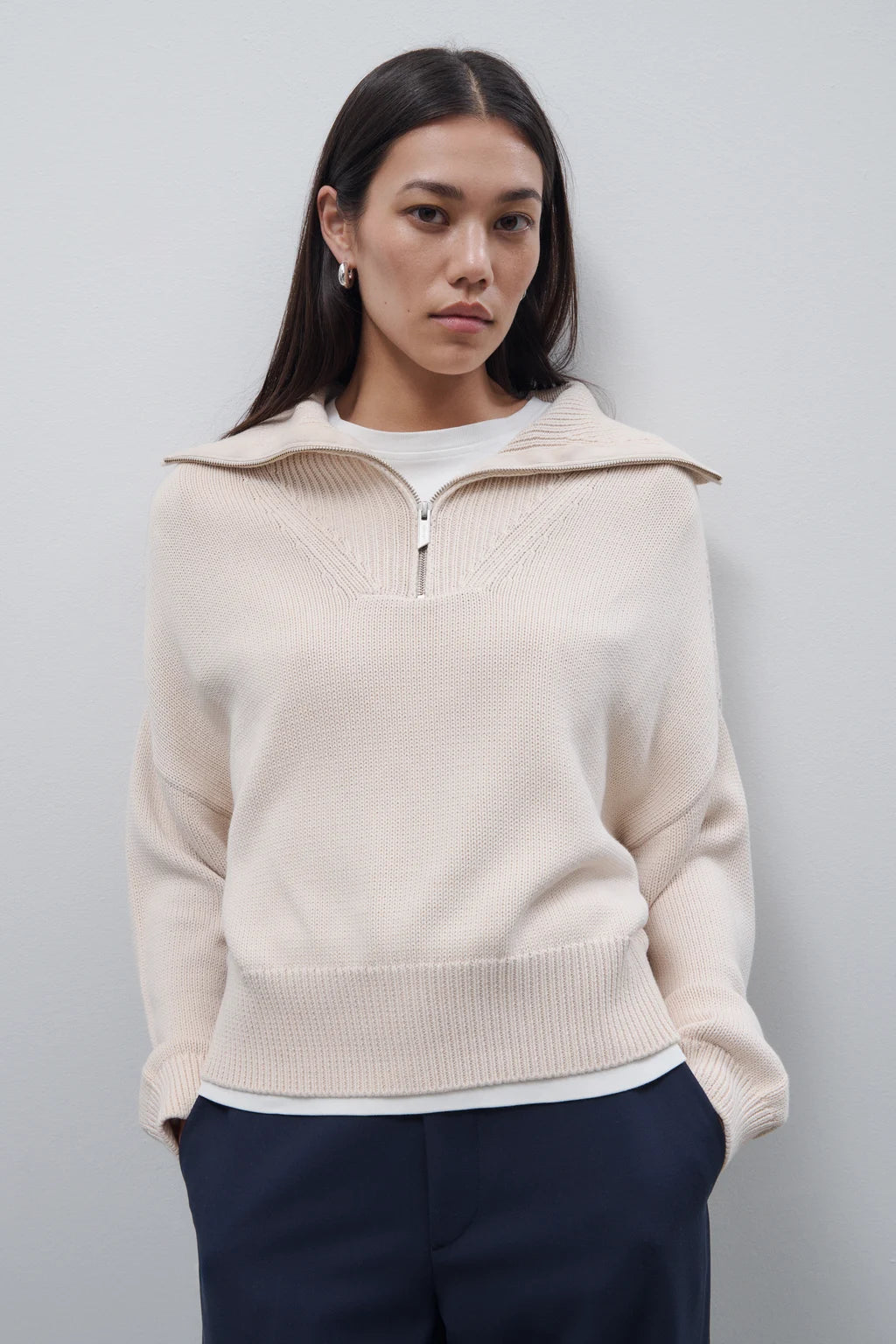 CLOSED TROYER CROPPED KNIT BEIGE