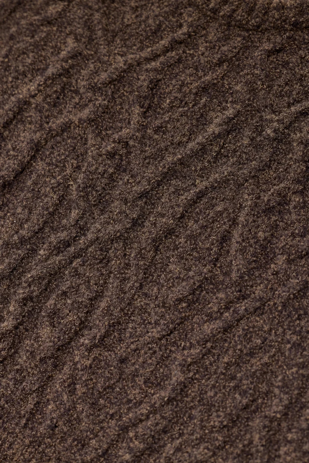 CLOSED CABLE KNIT GILET MAHAGONY BROWN