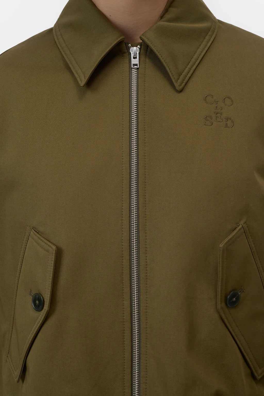 CLOSED BLOUSON JACK DEEP OLIVE - S. LABELS