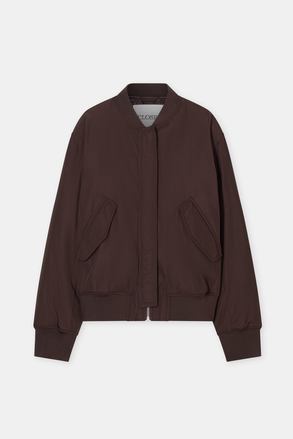 CLOSED BOMBER JACKET MAHAGONY BROWN