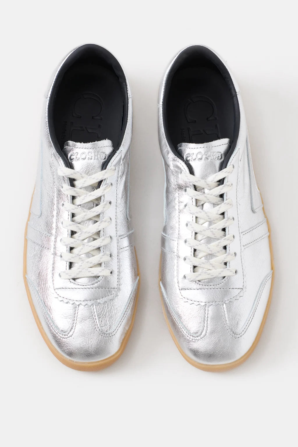 CLOSED SNEAKER SILVER MAT