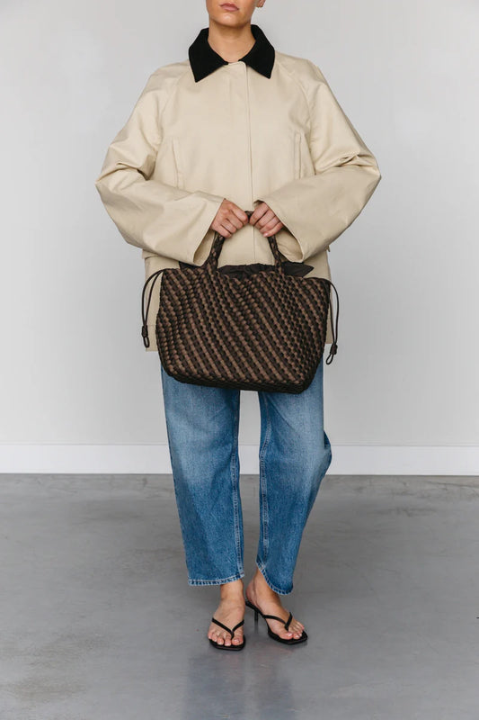 MARREA MEDIUM STRIPE ESPRESSO X COCO