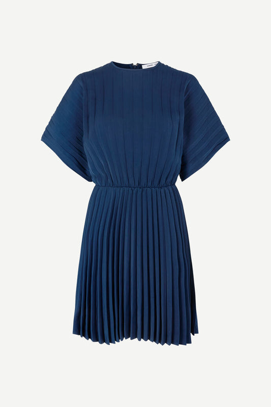 SAMSOE ANNICA DRESS BLUE - S. LABELS