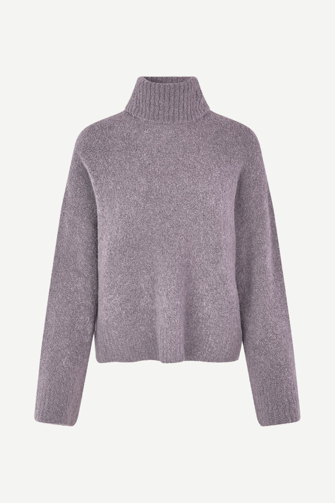 SAMSOE MANDIE TURTLENECK GREY - S. LABELS