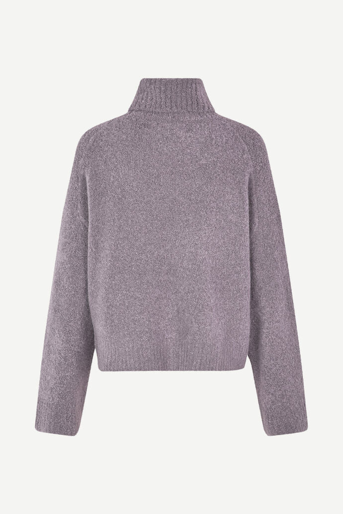 SAMSOE MANDIE TURTLENECK GREY - S. LABELS