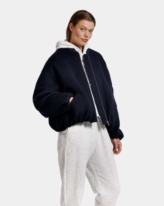 ALTER EGO PEARL BOMBER NAVY