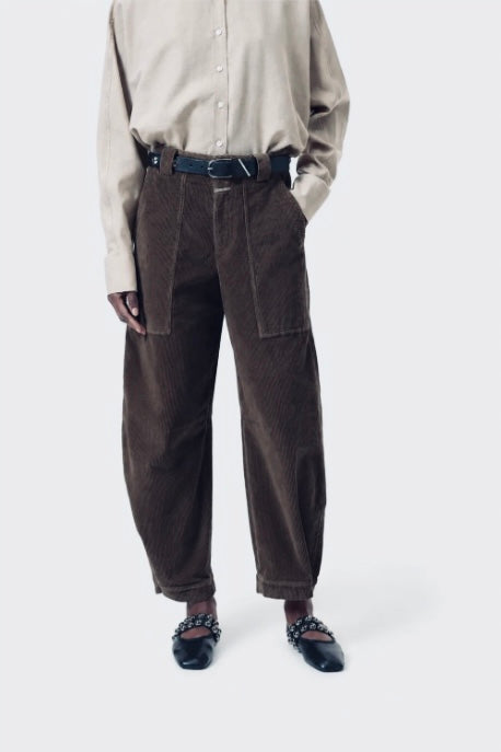 CLOSED RHANNON CORDUROY MAHAGONY BROWN