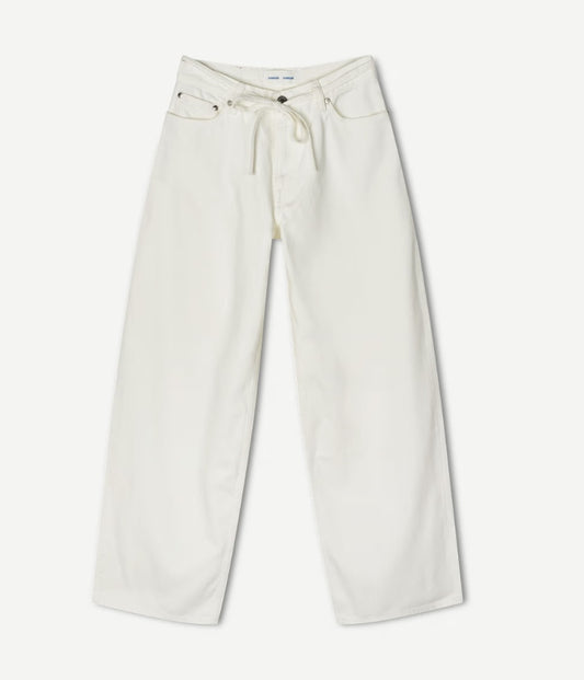 SAMSOE SAHARPER JEANS BELT WHITE