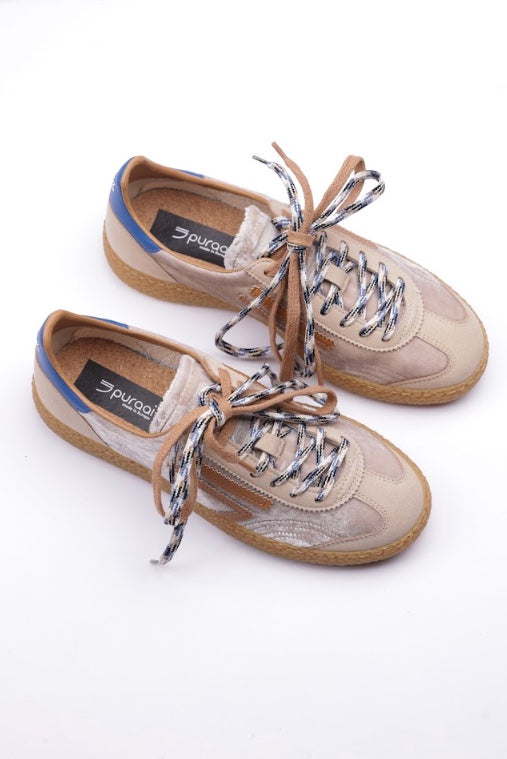 PURAAI XS SNEAKER SALTED CARAMEL VELVET