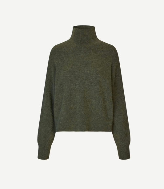 SAMSOE NOLA TURTLENECK FOREST