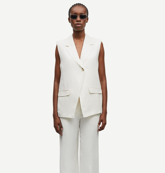 SAMSOE SATHENA BLAZER GILET WIT
