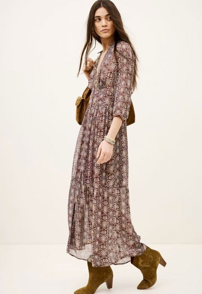 BA&SH DAZZLE JURK PRINT