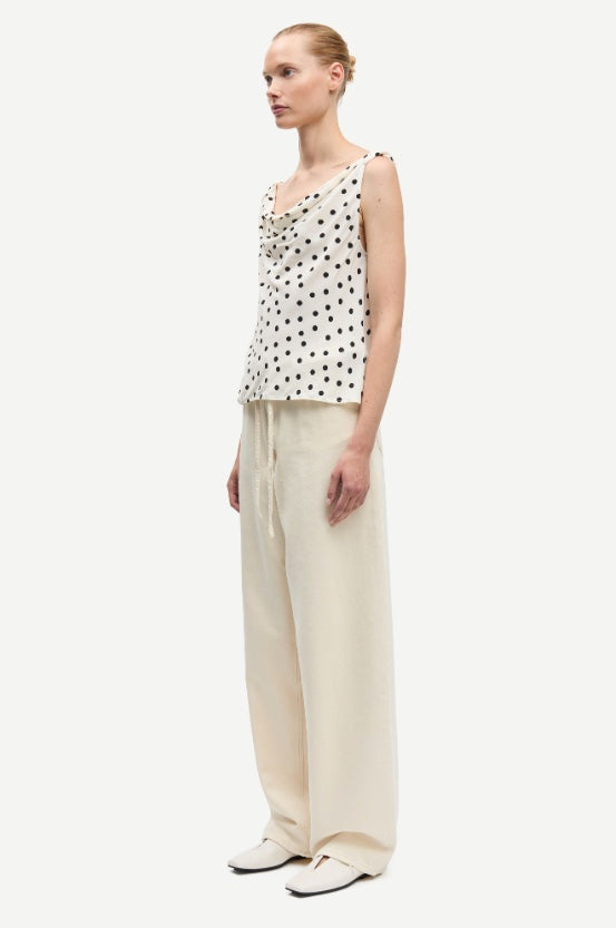SAMSOE SAHARPER JEANS BELT CREAM - S. LABELS