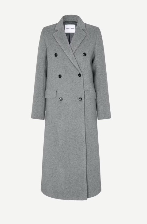 SAMSOE FALCON COAT GREY