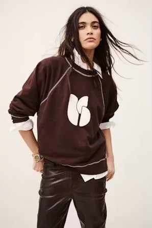 BA&SH SWEATER BART CHOCO - S. LABELS
